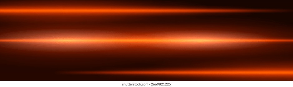 Multiple horizontal beams stacked vertically. Central area expands with soft glow, forming layered visual structure with depth and movement.