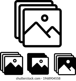 Multiple image icons for websites and applications