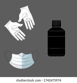 Multiple items to protect you during a pandemic