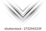 Multiple Layered V Shape Halftone Pattern with Symmetrical Geometric Lines and Monochrome Graphic Design Vector Illustration