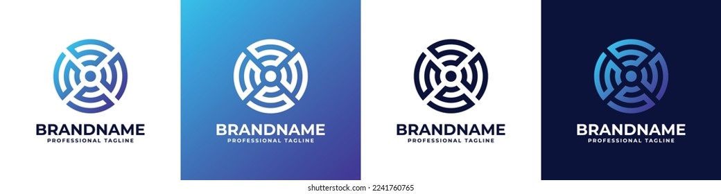 Multiple Letter S Technology Logo,  Letter S Propeller Logo. Suitable for any business with S initials.
