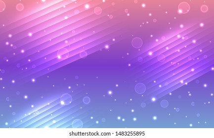 Multiple Light representation pattern in gradient background