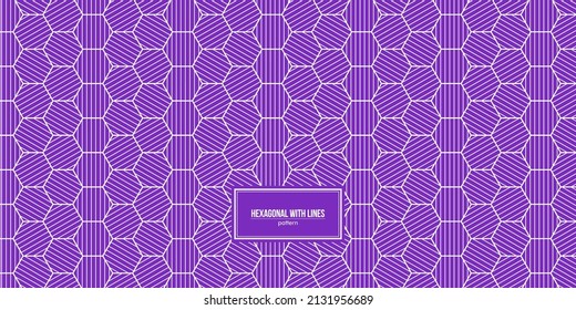 multiple line in the hexagonal shape pattern