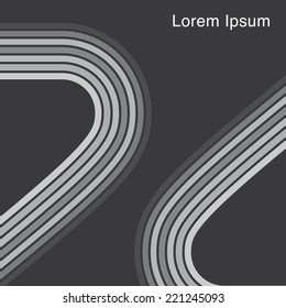 Multiple lines cover design template