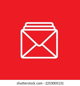 Multiple message line icons. Graphic resource template, vector illustration.