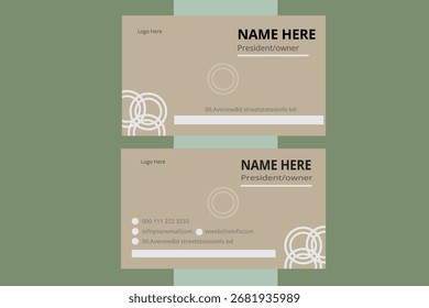 Múltiples diseños modernos de tarjetas de visita.