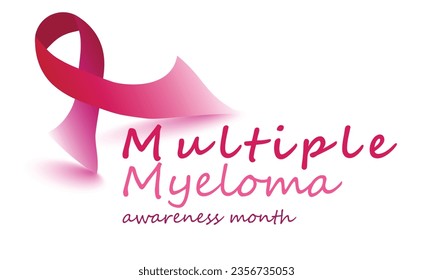 Multiple Myeloma Awareness month. background, banner, card, poster, template. Vector illustration.