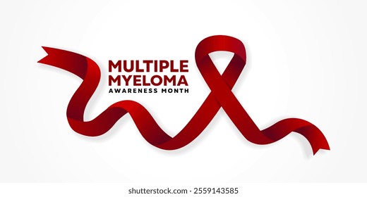 Multiple Myeloma Awareness Month. Great for cards, banners, posters, social media and more. White background.   
