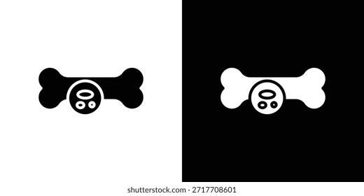 Pictograma plano preto do ícone do mieloma múltiplo. Para design gráfico e web.