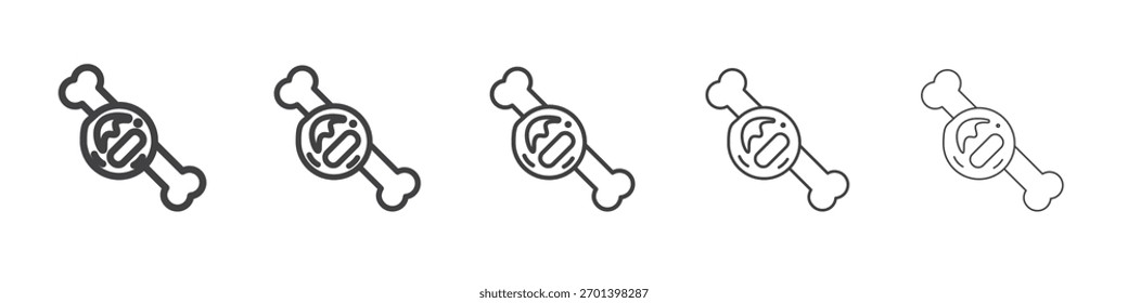 Diseño del icono del mieloma múltiple, logotipo, App, UI. Ilustración vectorial, EPS
