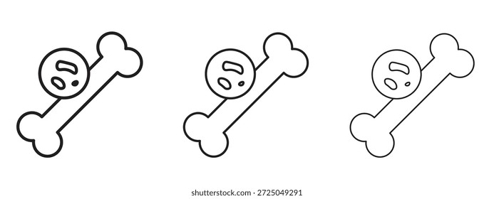 Icono de mieloma múltiple. Ilustración vectorial de estilo minimalista dibujado a mano