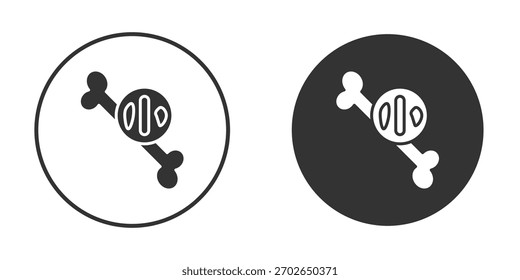 Plantilla de ilustración de diseño de logotipo de icono de mieloma múltiple. Estilo sólido
