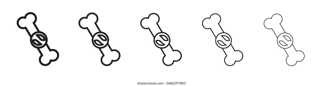 Conjunto de Vector simple de ícono de mieloma múltiple. Ilustración gráfica