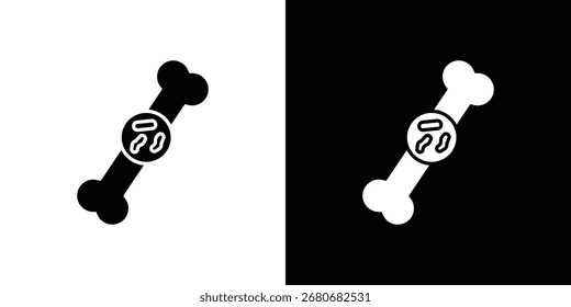 Símbolo del icono del mieloma múltiple. diseño simple editable.