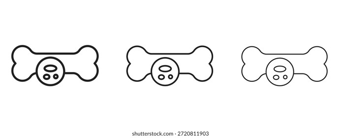 Símbolo delgado de la línea del icono del mieloma múltiple en el fondo blanco, Ilustración vectorial editable del movimiento