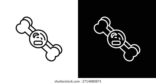 Multiple myeloma icon in trendy stroke liner style. Set of Website icon vector.