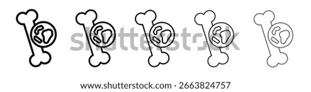 Multiple myeloma icon in web style. Vector illustration. Eps10