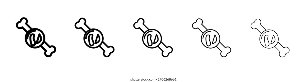 Colección de Vector del Web del icono del mieloma múltiple en trazos negros