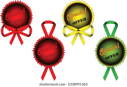 Multiple offer badge.Offer badge logo.many option for offer prize.multiple color option.
