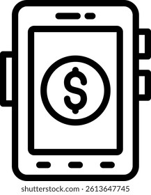 Multiple Payment Methods Line Vector Icon Design