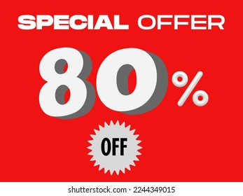 multiple percent discount offer banner in victorize format