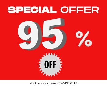 multiple percent discount offer banner in victorize format