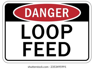 Multiple power source electrical warning sign and labels