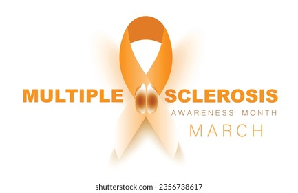 Multiple Sclerosis awareness month. background, banner, card, poster, template. Vector illustration.