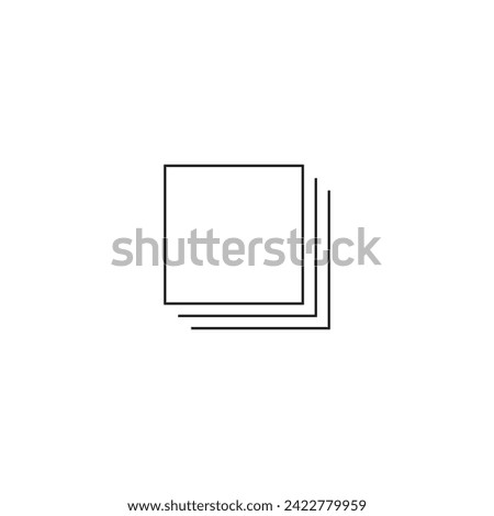  Multiple selection icon, variety choice icon, selection variation concept, multiple options, social media select various icons. stories, posts, choose, share the symbol. outline icon flat isolated