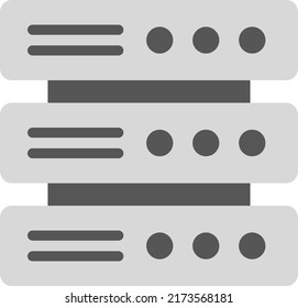 Multiple Servers icon vector image. Can also be used for Network and Data sharing. Suitable for mobile apps, web apps and print media.