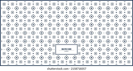 Multiple Suns Pattern With Different Size