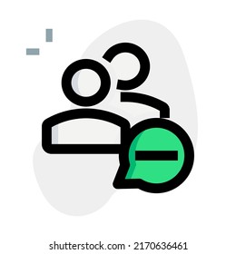 multiple user chat messenger application function layout