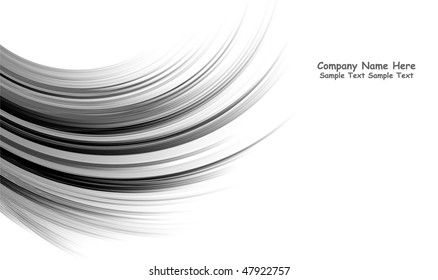 Multiple vector abstract black lines