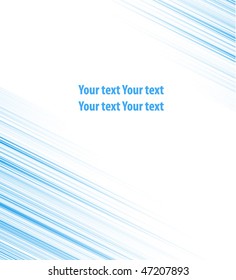 Multiple vector abstract blue lines