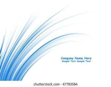 Multiple vector abstract blue lines