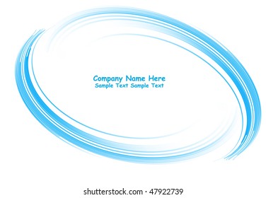 Multiple vector abstract blue lines