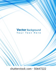 Multiple vector abstract blue lines