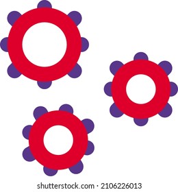Multiple virus transmitting and replicating inside a human body