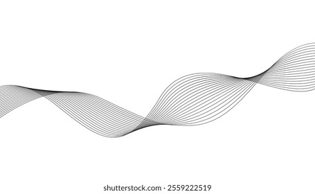 Multiple wavy line. wave abstract lines. abstract liquid shapes waves. flowing wave line pattern. long wave lines. wave effect line