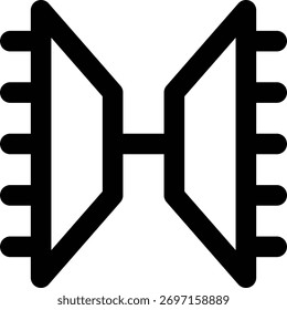 Multiplexing, Signal, Multiplexer Outline Icon