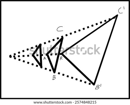 Multiplication or dilation is a transformation that changes the distance of points by a certain multiplier factor to a certain point