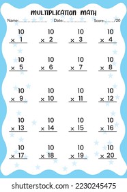 Matemática de multiplicación para niños.

Esta es la perfecta matemática de multiplicación de niños. Simplemente puedes usarlo para niños.
Diseño infantil, marcadores imprimibles para niños. Plantilla de tablas horarias.