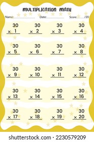 Multiplication Math for Kids.

This is the perfect Kid's Multiplication Math. You can simply use it for kids.
Children's design, Printable bookmarks for kids. Times tables template.