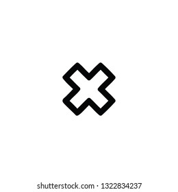 multiplication sign icon symbol