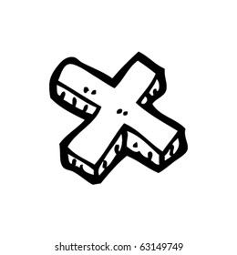 multiplication symbol cartoon