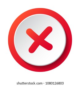 Multiplication symbol - icon. Vector.