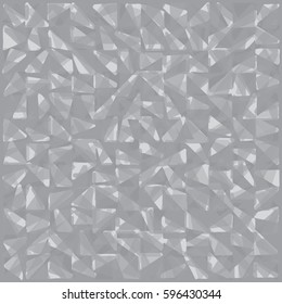 Multiplied, manually generated triangles texture, gray on gray pattern