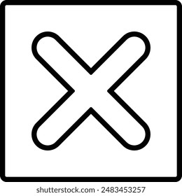 Multiply flat black vector icon.