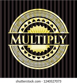 Multiply golden emblem