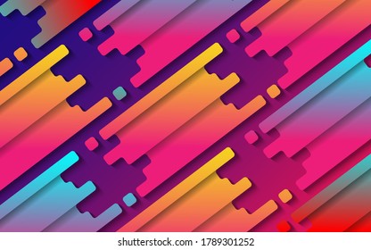 Multiply gradient abstract background. Vector Design Illustration.